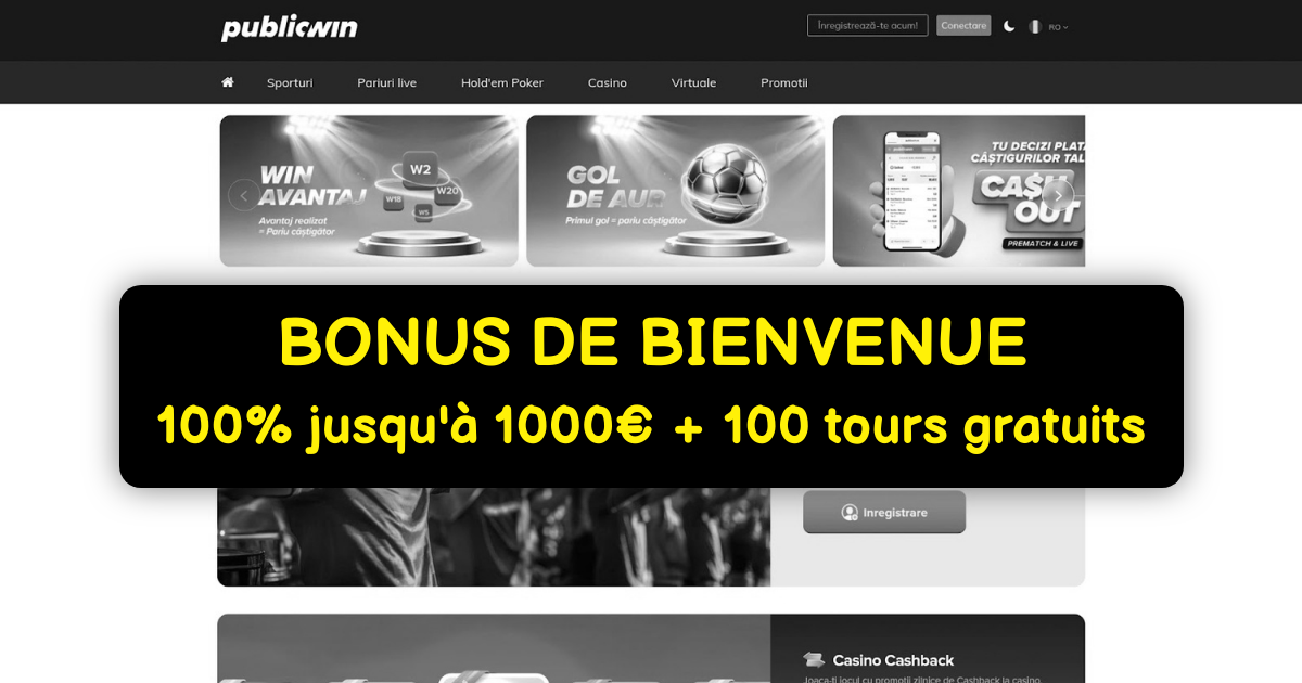 Publicwin Casino | Machines à Sous en Ligne + Bonus en France