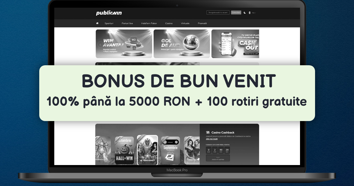 Publicwin Casino | Jocuri Pacanele Online cu Bonus în România